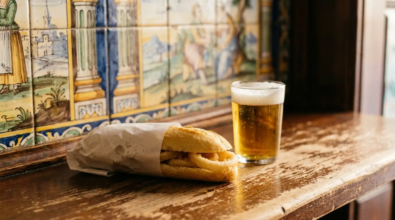 Bocadillo de calamares, uno de los clásicos de Madrid
