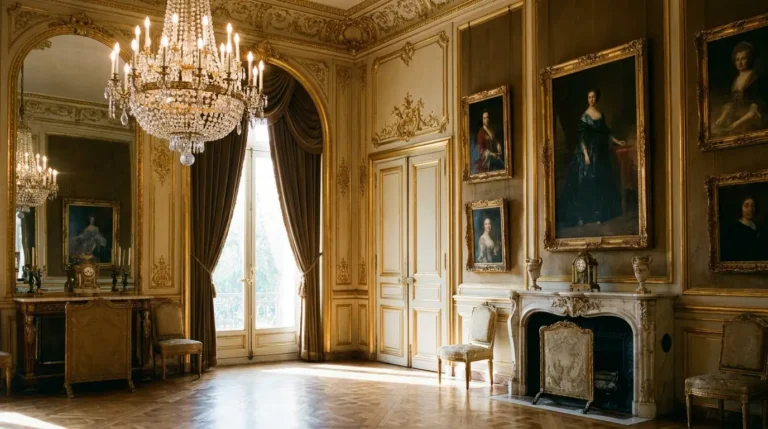 Salón de un palacete, uno de los museos de Madrid menos conocidos
