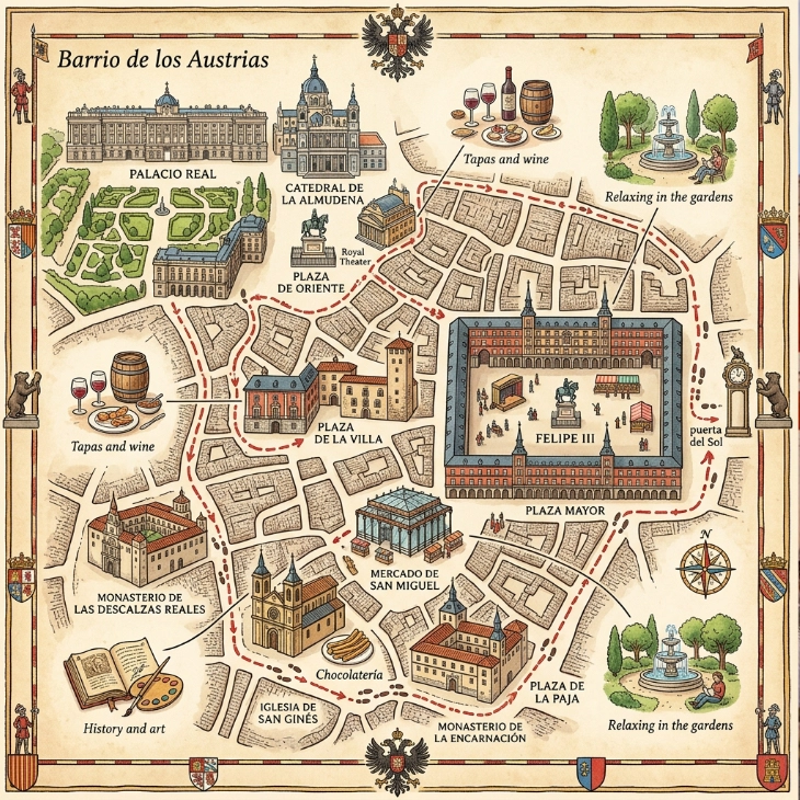 Barrio de los Austrias, Madrid