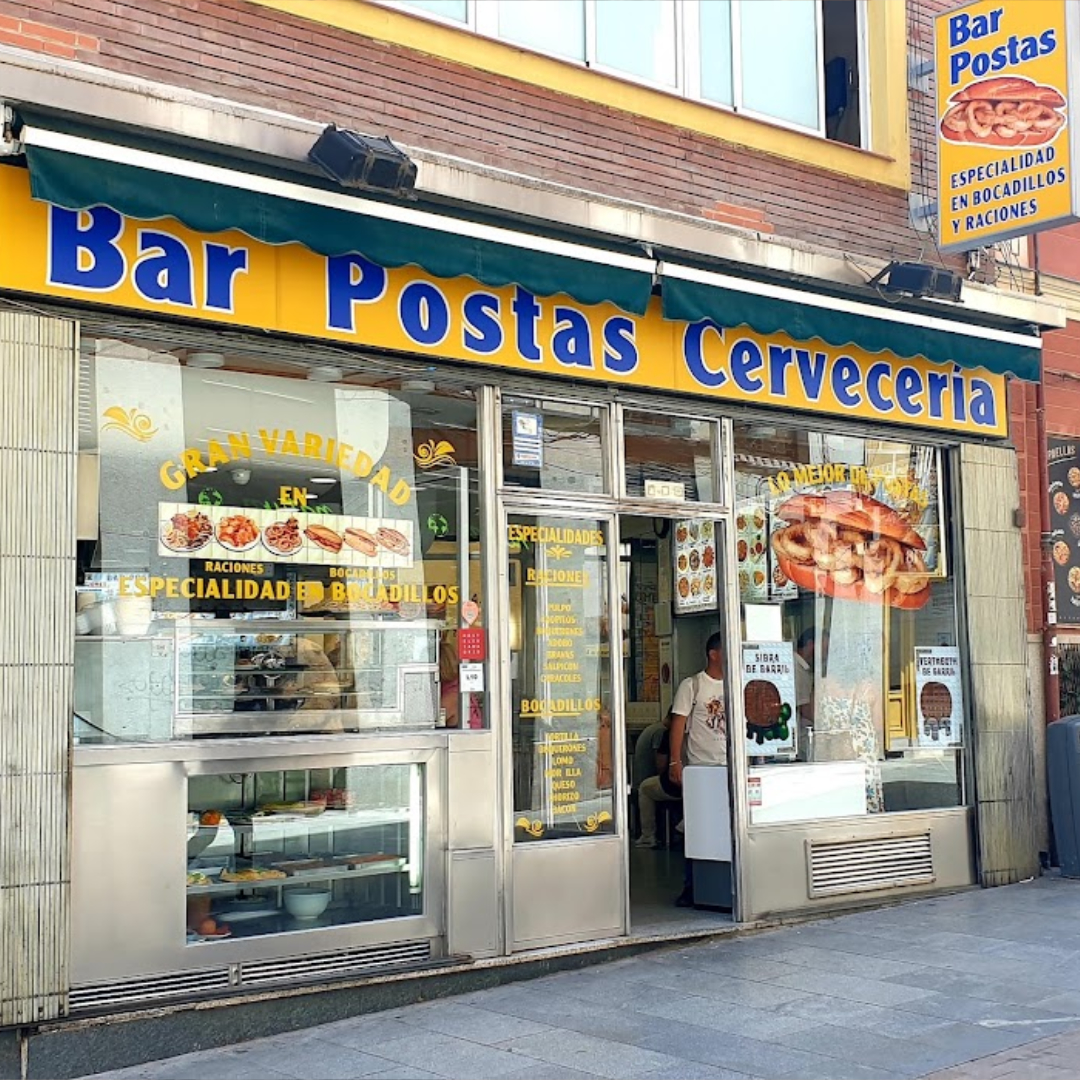 Bar Postas, bocadillos de calamares en Madrid